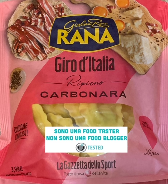 Giro d'Italia Giovanni Rana, ripieno carbonara